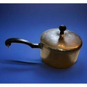 Farberware Aluminum Clad Stainless Steel 2 QT Quart‎ Sauce Pan w/ Lid USA